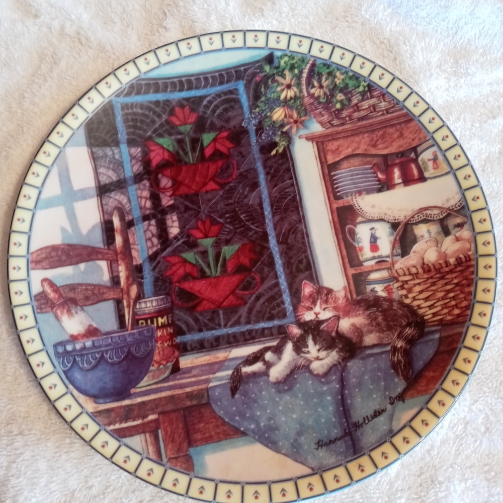 Cats plate edwin knowles